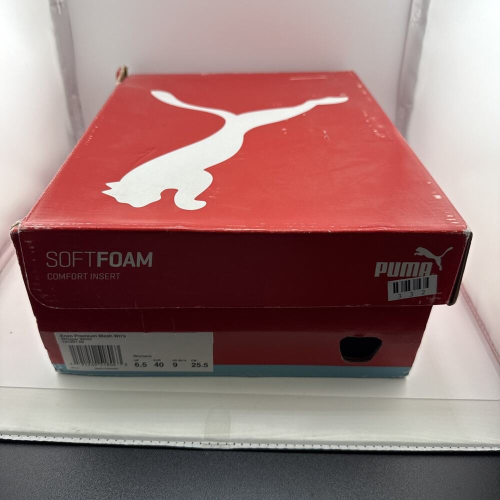 Puma Enzo Premium Women’s Shoes/Sneakers Size 9 Mesh Ivory 191331-02 NEW - Picture 13 of 16